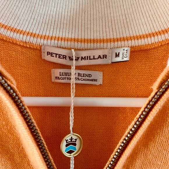 Peter Millar Mens Luxury Blend Cashmere Quarter Zip Sweater Vest | NWT | Medium - Picture 5 of 7